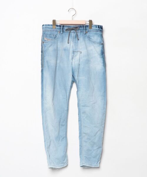 DIESEL パンツ ベージュ×ブルー 中古・古着通販】DIESEL (ディーゼル) パンツ ベージュ×ブルー サイズ