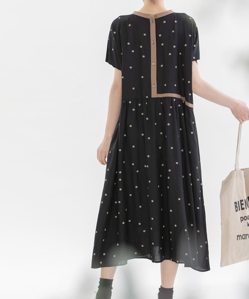 「nop de nod」 半袖ワンピース 3 アイボリー レディース_画像5