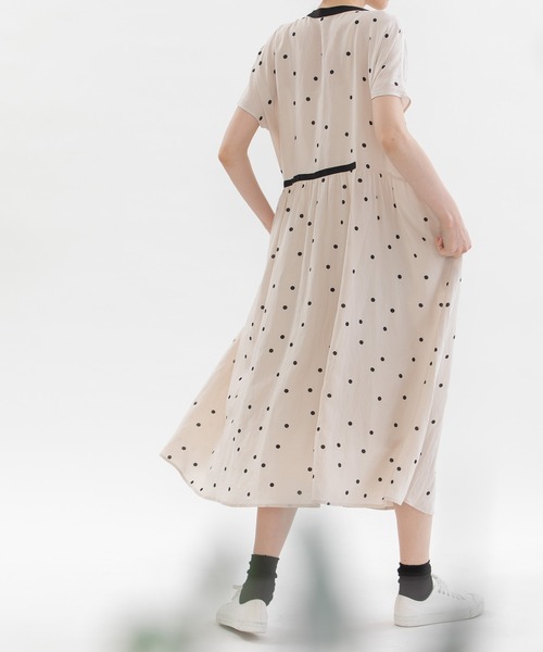 「nop de nod」 半袖ワンピース 3 アイボリー レディース_画像9