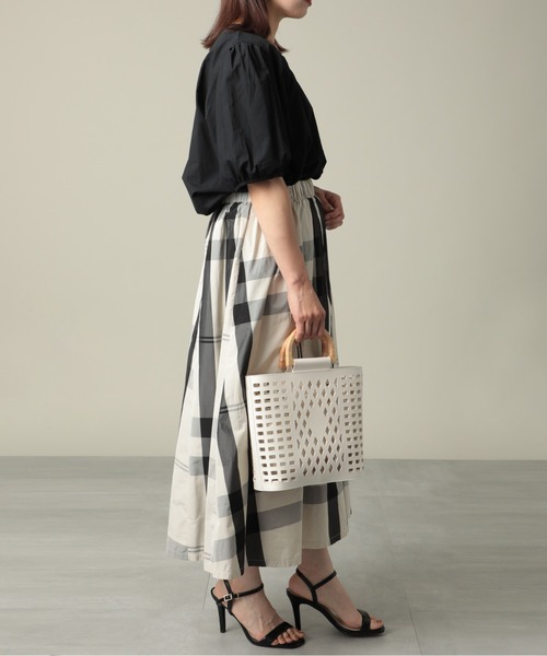 「MAISON BREEZE」 スカート M ベージュ レディース_画像5