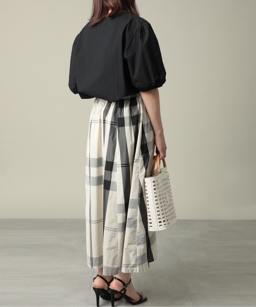 「MAISON BREEZE」 スカート M ベージュ レディース_画像6