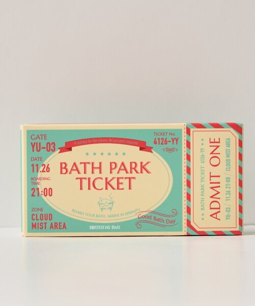 BIRTHDAY BAR（バースデイバー） 入浴剤 BATH PARK TICEKET BATH