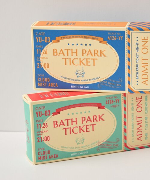 BIRTHDAY BAR（バースデイバー） 入浴剤 BATH PARK TICEKET BATH