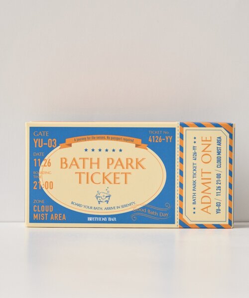 BIRTHDAY BAR（バースデイバー） 入浴剤 BATH PARK TICEKET BATH