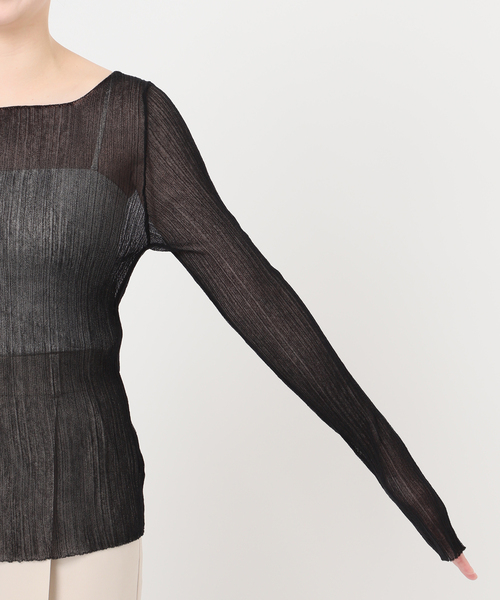 NOBLE（ノーブル） ニット セーター 「WEB限定カラー」シアー