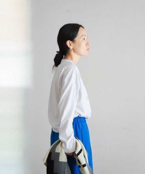 「FIL DE FER」 長袖カットソー FREE ネイビー レディース_画像6