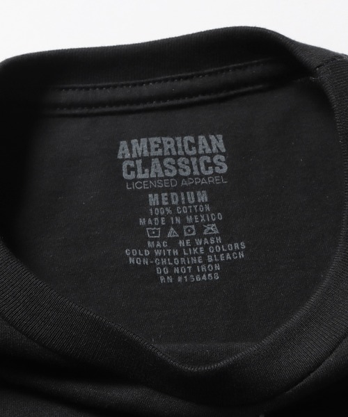「ROOPTOKYO」 「AMERICAN CLASSICS」半袖Tシャツ L ブラック メンズ_画像8