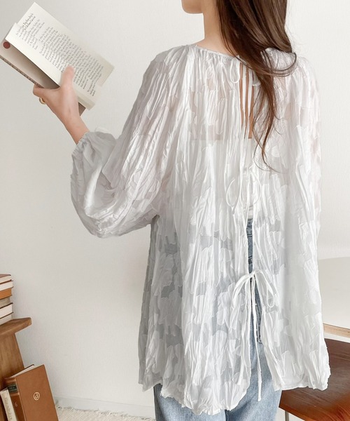 「classicalelf」 長袖ブラウス MEDIUM ホワイト レディース_画像10