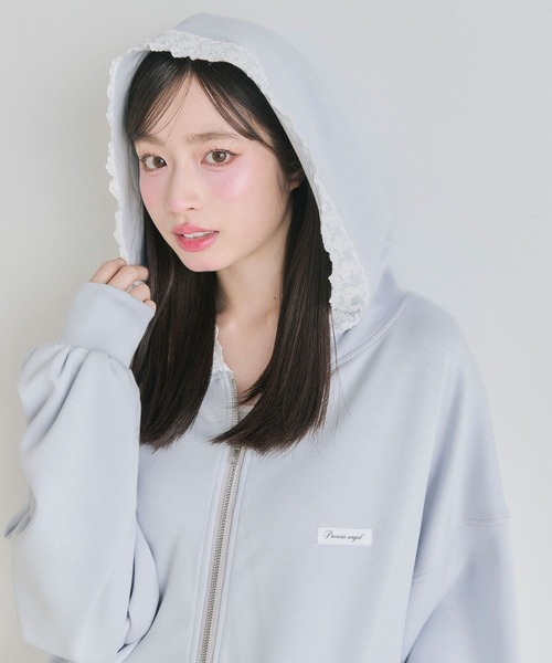 OLIVE des OLIVE（オリーブデオリーブ） パーカー タグ付きレース