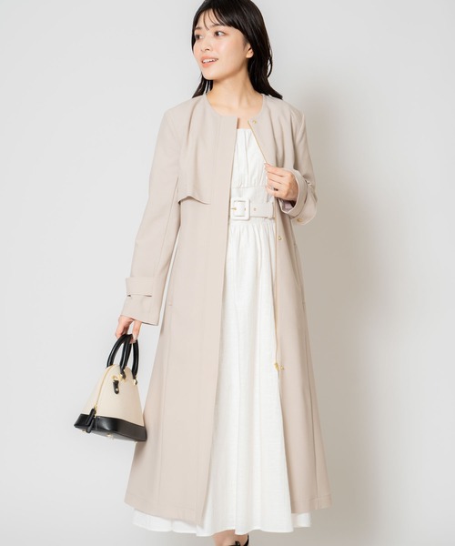 NOELA（ノエラ） ノーカラーコート M イエロー レディース : ZOZOTOWN