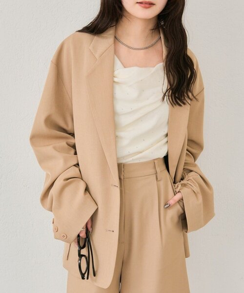 mystic（ミスティック） ジャケット テーラードジャケット ドロスト