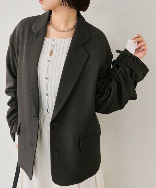 mystic（ミスティック） ジャケット テーラードジャケット ドロスト