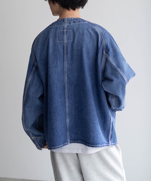 「Levi's」 デニムジャケット L ネイビー メンズ_画像7