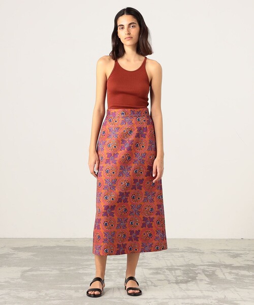 「SOULEIADO」 ロングスカート 34 ブルー系その他 レディース_画像2