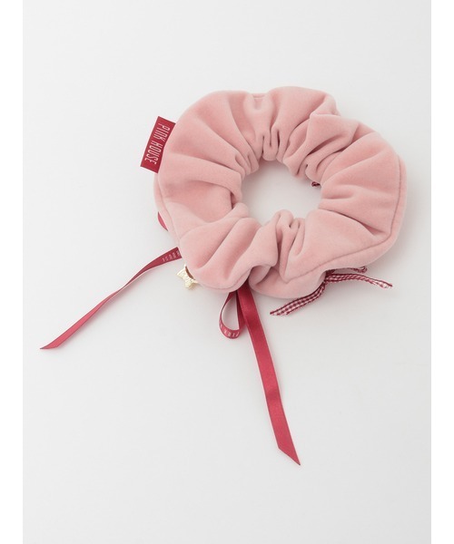 PINK HOUSE（ピンクハウス） シュシュ リボンいっぱいベロアシュシュ