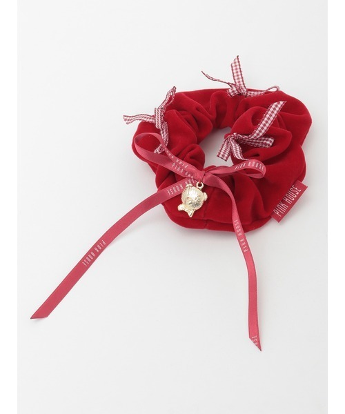 ピンクハウス❤️【未使用】ベルベットリボンのカチューシャ❤️ ロゴ入りサテンリボン 中古・古着通販】PINK HOUSE (ピンクハウス) ベルベットリボン
