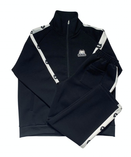 Hauls セットアップジャージ FREE ブラック レディース : ZOZOTOWN