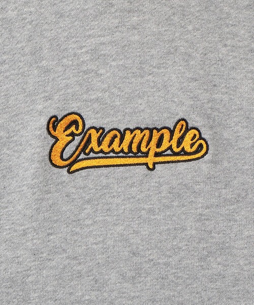 (*)様 新品　即完品　EXAMPLE パーカー M デニム スウェット エグザ EXAMPLE（エグザンプル） パーカー EXAMPLE EX LOGO ZIP HOODIE メンズ