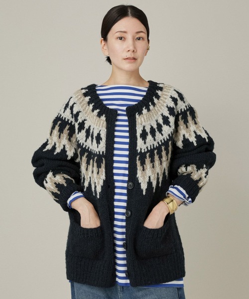 Curensology（カレンソロジー） ニットカーディガン FREE ネイビー