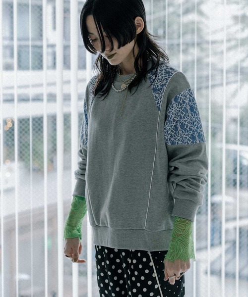 MARECHAL TERRE（マルシャルテル） tシャツ 袖レースリブインナー