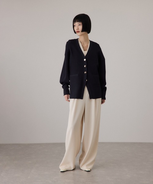 訳あり 新品 アダムエロペ 【サステナブル】 ジャケットコンビロンパース S 黒 アダムエロペ】ジャケットコンビロンパース ADAM ET ROPE