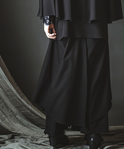 NO ID.（ノーアイディー） ワイドパンツ スラックス 「NO ID.」Layered