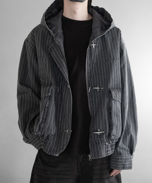 RUUBON ブルゾン アウター 「RUUBON」fireman hooded hunting blouson