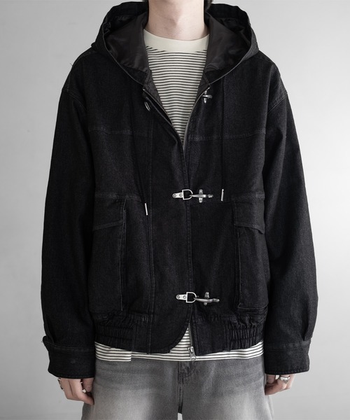 RUUBON ブルゾン アウター 「RUUBON」fireman hooded hunting blouson 