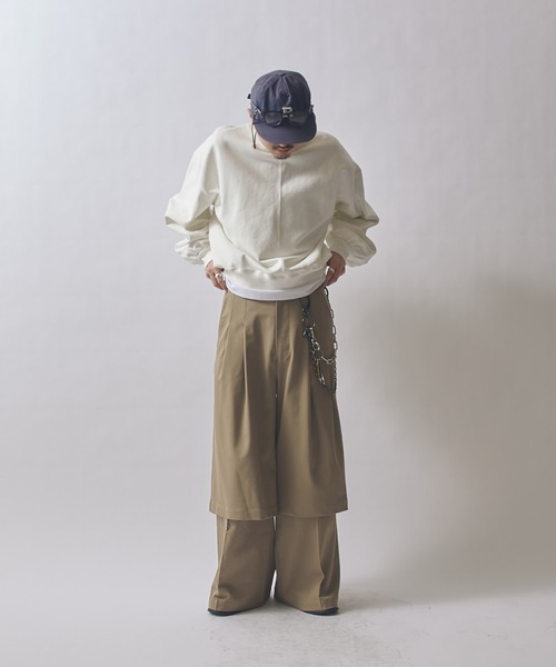 Lui's（ルイス） パンツ SURJENT レイヤードパンツ メンズ : ZOZOTOWN