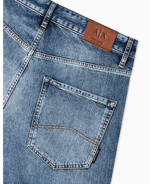 アルマーニ.ジーンズブランドの柔らかい皮の素敵なスタイルのジャンパー。 オンラインストア限定】 ARMANI EXCHANGE (アルマーニ エクスチェンジ