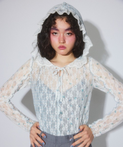 Candy Stripper（キャンディーストリッパー） tシャツ FLOWER CHECK