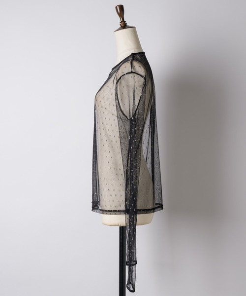 「J1U by LA BELLE ETUDE」 長袖カットソー FREE ホワイト レディース_画像2