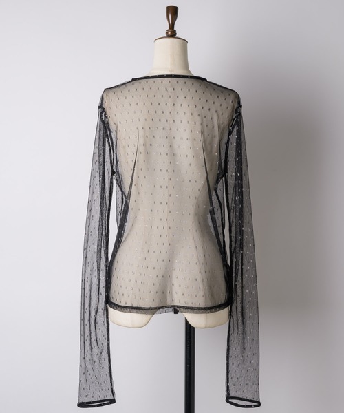 「J1U by LA BELLE ETUDE」 長袖カットソー FREE ホワイト レディース_画像3