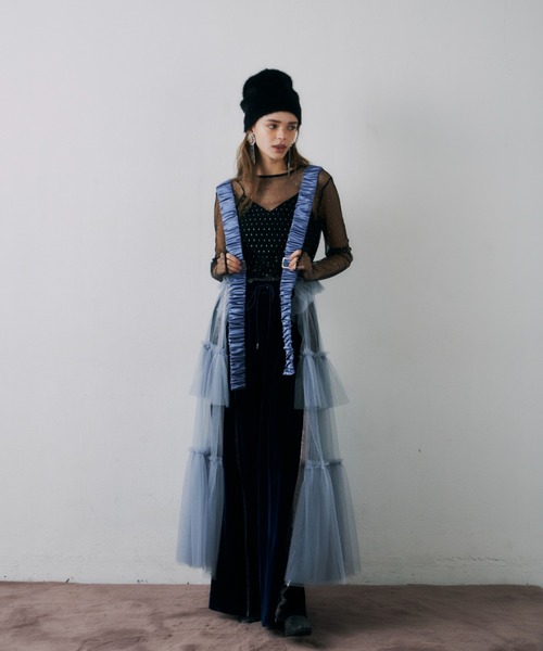 「J1U by LA BELLE ETUDE」 長袖カットソー FREE ホワイト レディース_画像9