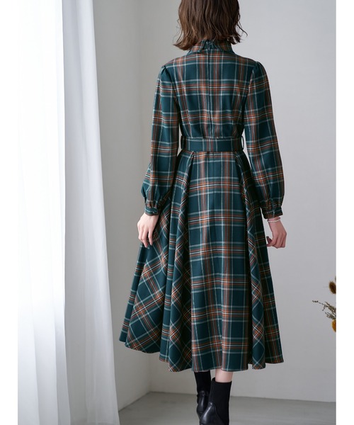 「emiriawiz」 シャツワンピース SMALL グリーン レディース_画像4