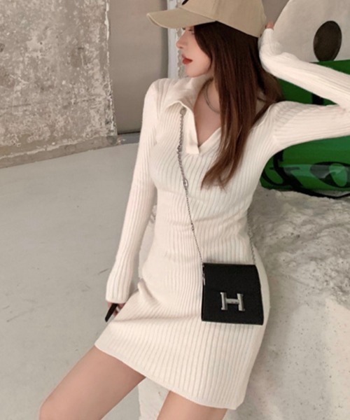 LACーVERT ワンピース リブニットミニワンピース : ZOZOTOWN Yahoo!店 LACーVERT ワンピース リブニットミニワンピース : ZOZOTOWN Yahoo!店