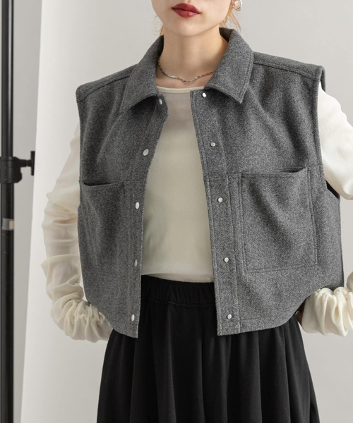 「KBF」 長袖カットソー ONE ブラウン レディース_画像10