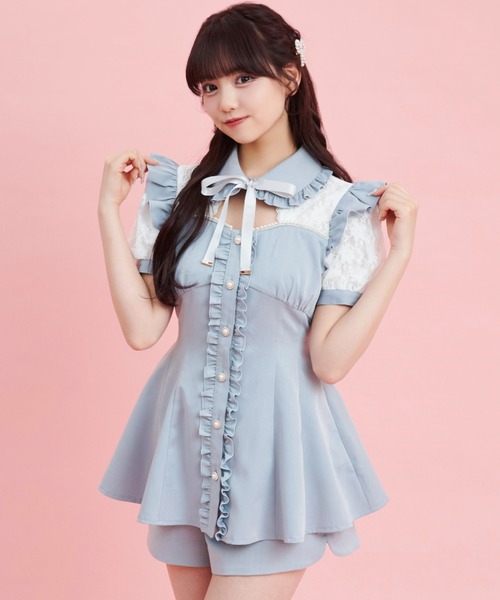 「Secret Honey」 セットアップ MEDIUM ブラック レディース_画像3