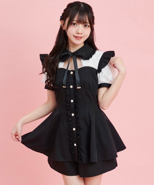「Secret Honey」 セットアップ MEDIUM ブラック レディース_画像6