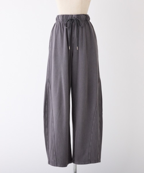 「one after another NICE CLAUP」 スウェットパンツ FREE チャコールグレー レディース_画像5