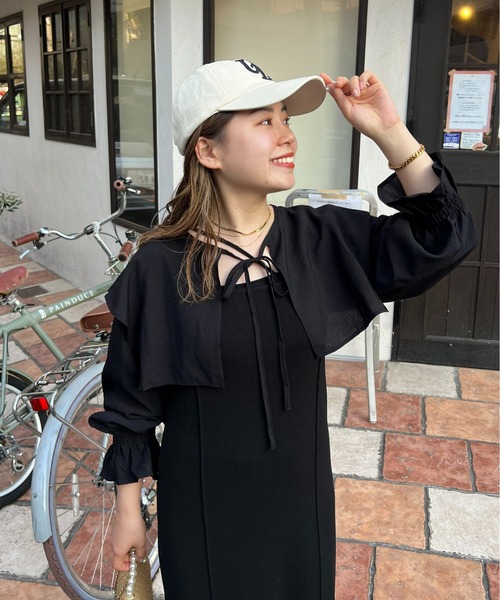 「prose verse」 ボレロ フリ- ブラック レディース_画像4