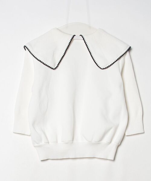 「Yori」 7分袖ニット FREE ホワイト レディース_画像2