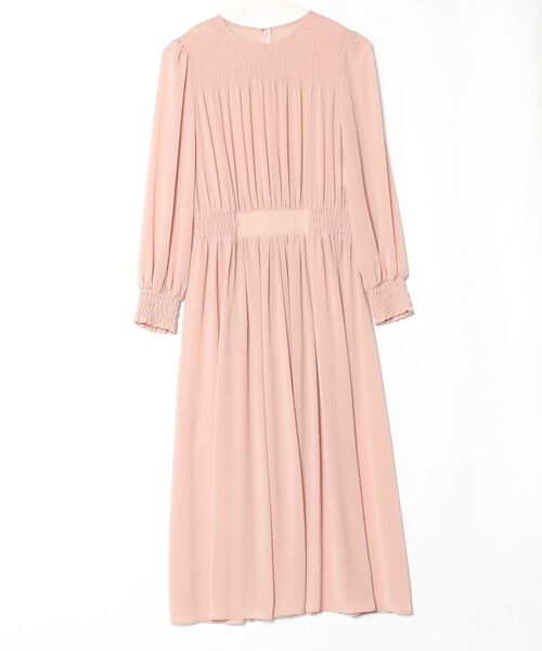 ANAYI（アナイ） 長袖ワンピース 38 ピンク レディース : ZOZOTOWN