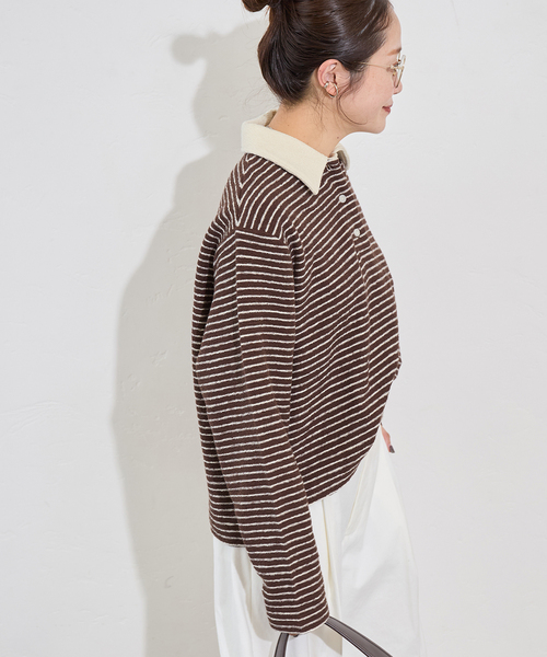 JOURNAL STANDARD（ジャーナルスタンダード） tシャツ パイルボーダー