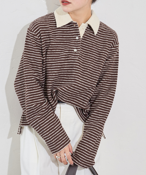 JOURNAL STANDARD（ジャーナルスタンダード） tシャツ パイルボーダー