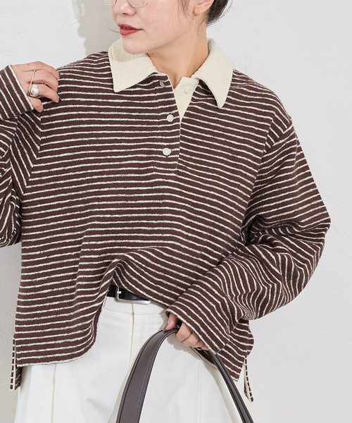 JOURNAL STANDARD（ジャーナルスタンダード） tシャツ パイルボーダー