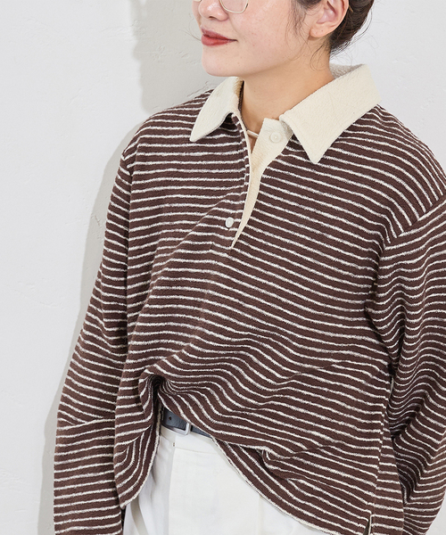 JOURNAL STANDARD（ジャーナルスタンダード） tシャツ パイルボーダー