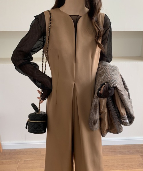 「ABITOKYO」 オールインワン S ブラック レディース_画像6