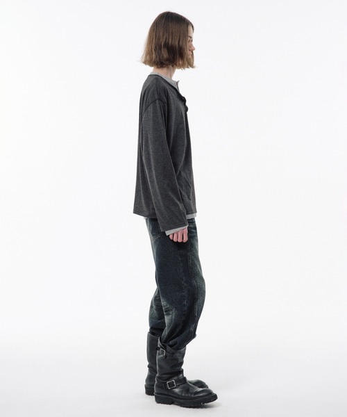 Camphor wood tシャツ 2PIECE PACK HENELY-NECK L/S TEE / 2ピース