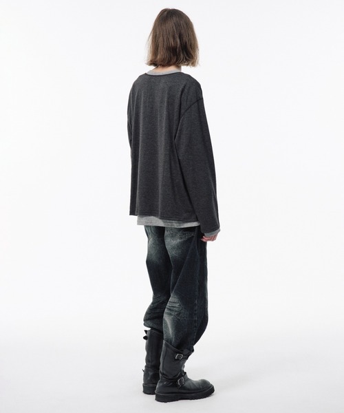 Camphor wood tシャツ 2PIECE PACK HENELY-NECK L/S TEE / 2ピース